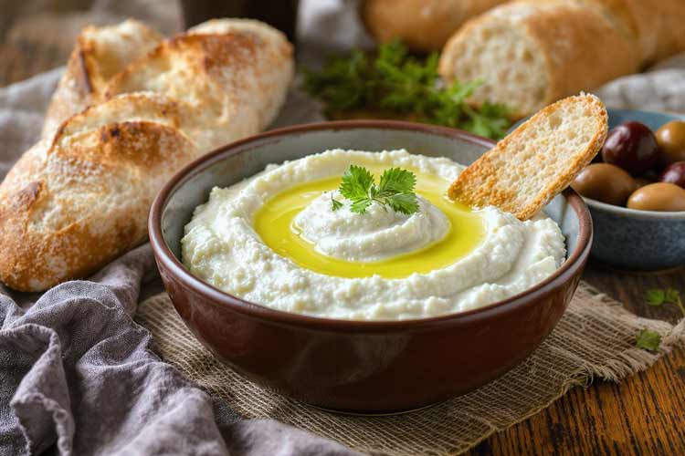 Feta dip maken