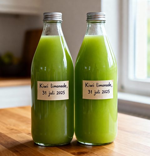 Kiwi limonade maken