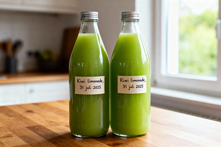 Kiwi limonade maken