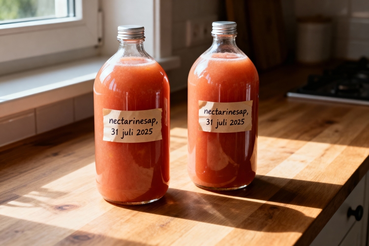 Nectarine sap maken