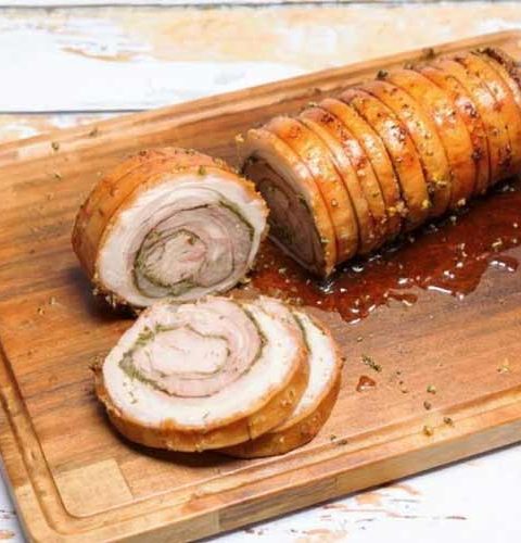 Varkensrollade invriezen