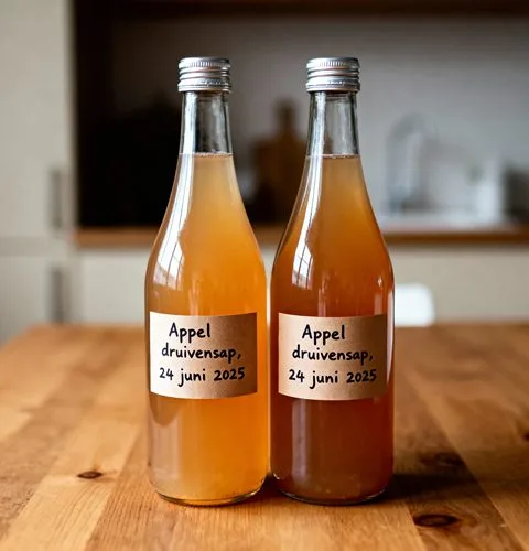 Appel druivensap maken