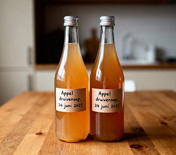 Appel druivensap maken