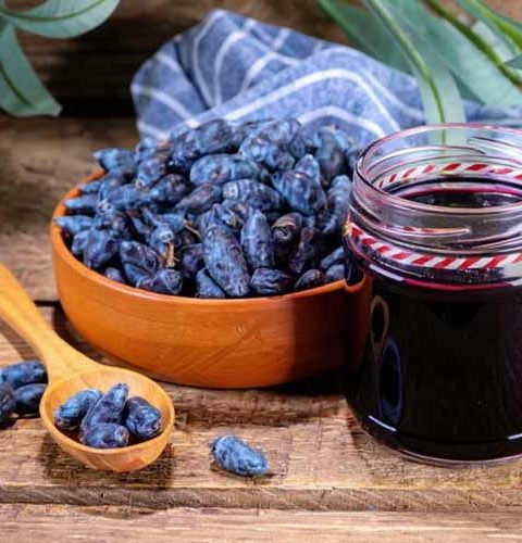 Blauwe honingbes jam maken