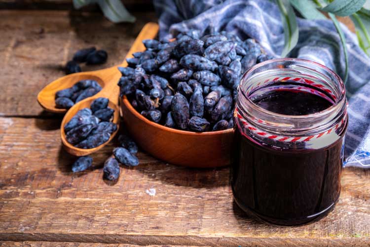 Blauwe honingbes jam maken