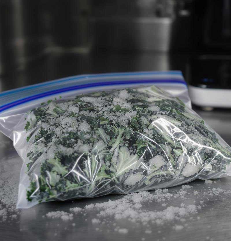 Boerenkool invriezen