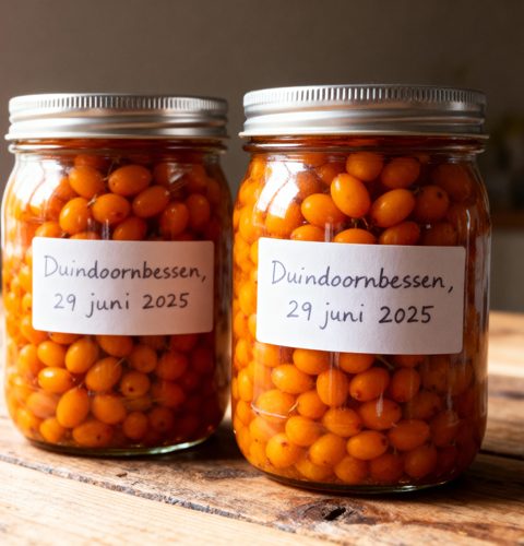Duindoornbessen inmaken