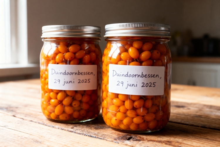 Duindoornbessen inmaken