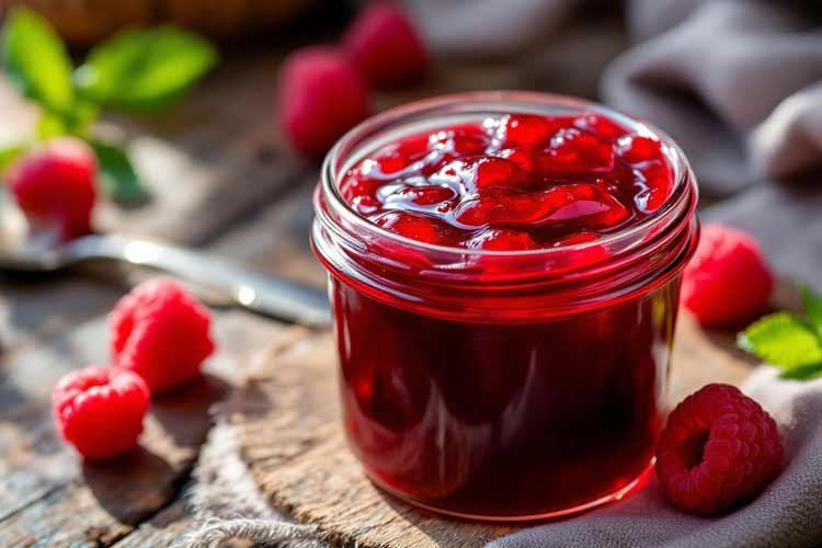 Frambozengelei maken