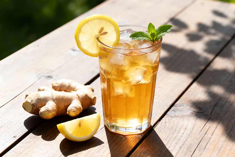 Gember ijsthee maken