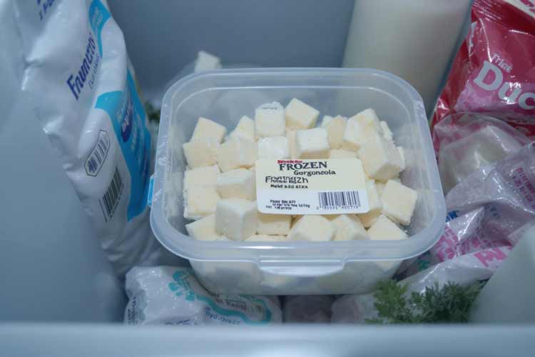 Gorgonzola invriezen