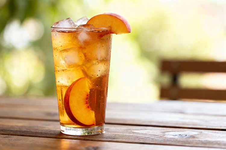 Perzik ijsthee maken