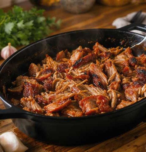 Puled pork bewaren