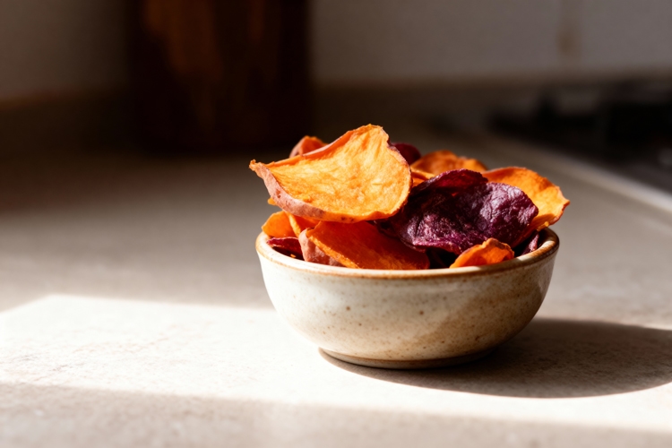 Zoete aardappel drogen