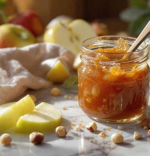 Appel hazelnoten jam maken