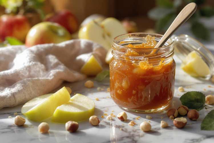 Appel hazelnoten jam maken