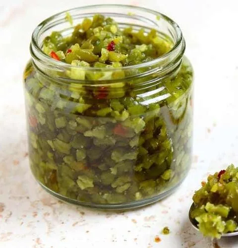 Pikante sweet pickle relish maken