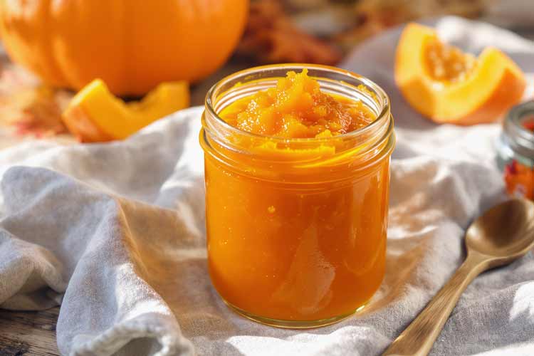 Pompoenjam zonder suiker