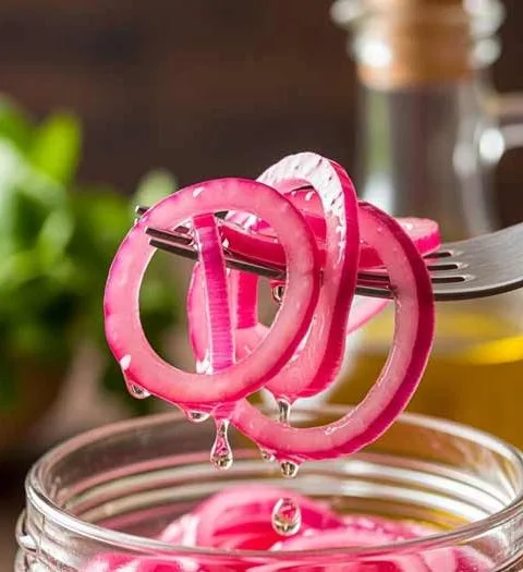 Rode ui inleggen zonder suiker