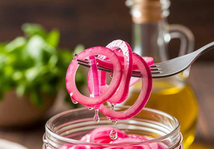 Rode ui inleggen zonder suiker