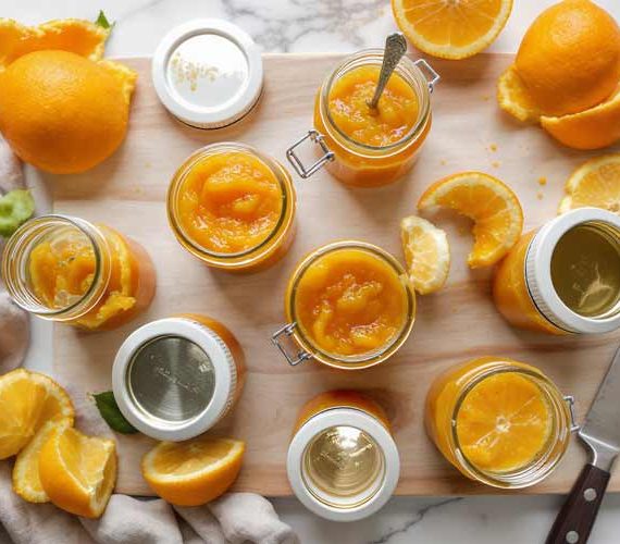 Sinaasappeljam zonder suiker