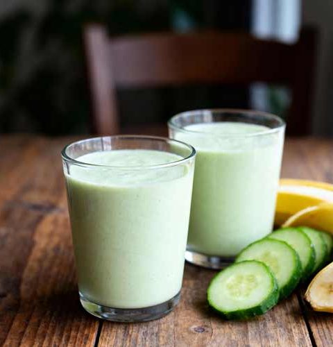 Komkommer banaan smoothie maken