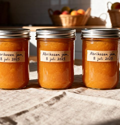 Abrikozen jam maken