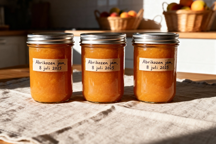 Abrikozen jam maken