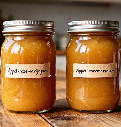 Appel-rozemarijn jam maken