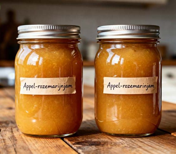 Appel-rozemarijn jam maken