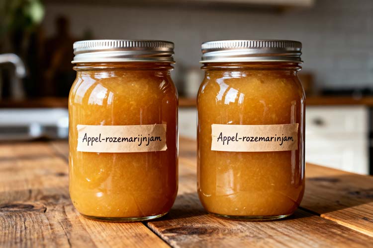 Appel-rozemarijn jam maken