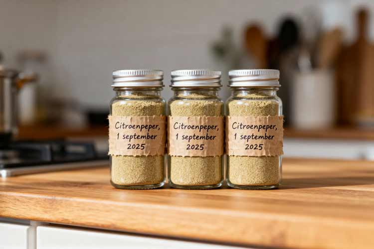 Citroenpeper maken