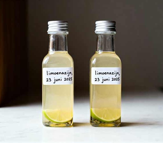 Limoenazijn maken