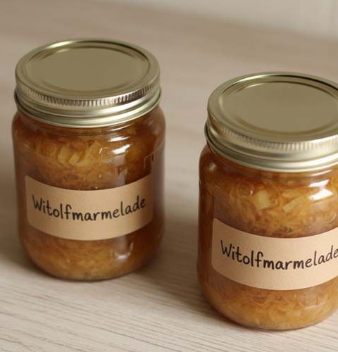 Witlofmarmelade maken