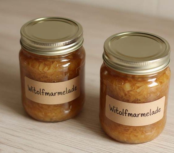 Witlofmarmelade maken