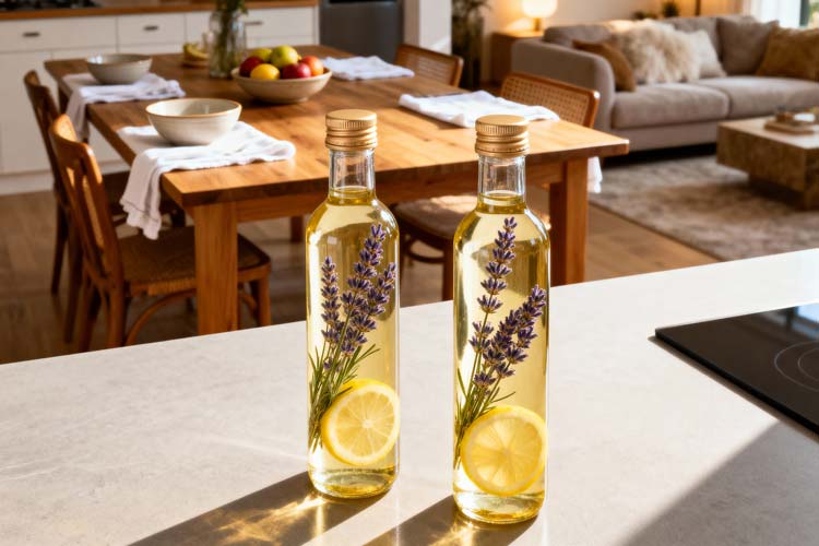 Lavendel-citroen olie maken