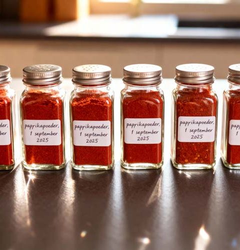 Paprikapoeder maken