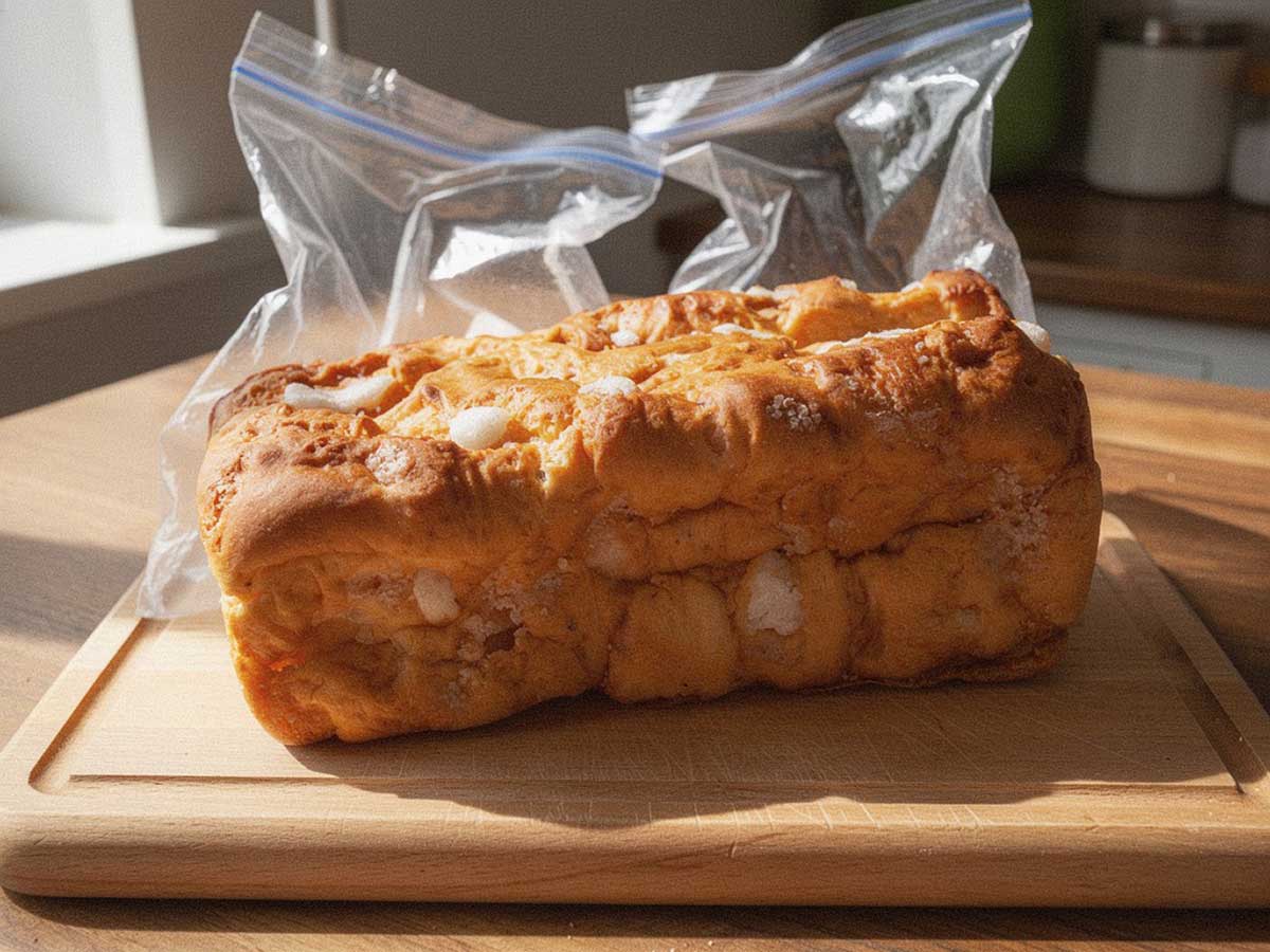 Een heel suikerbrood om in te vriezen.