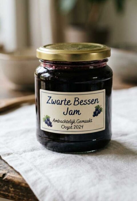 Zwarte bessenjam maken is niet moeilijk