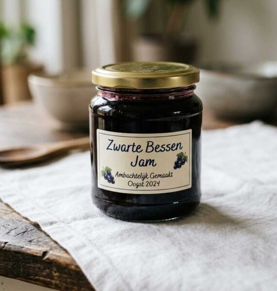 Zwarte bessenjam maken is niet moeilijk