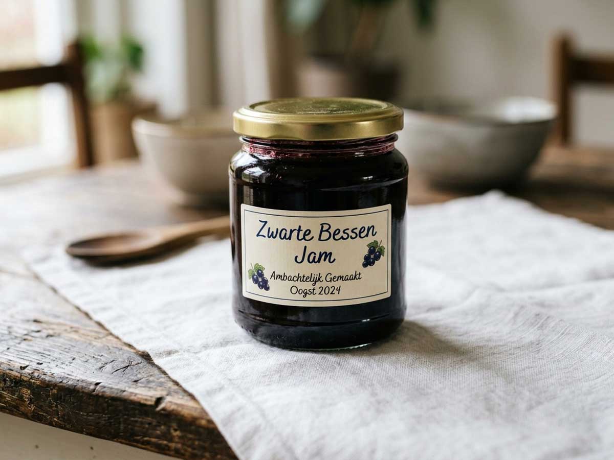 Zwarte bessenjam maken is niet moeilijk